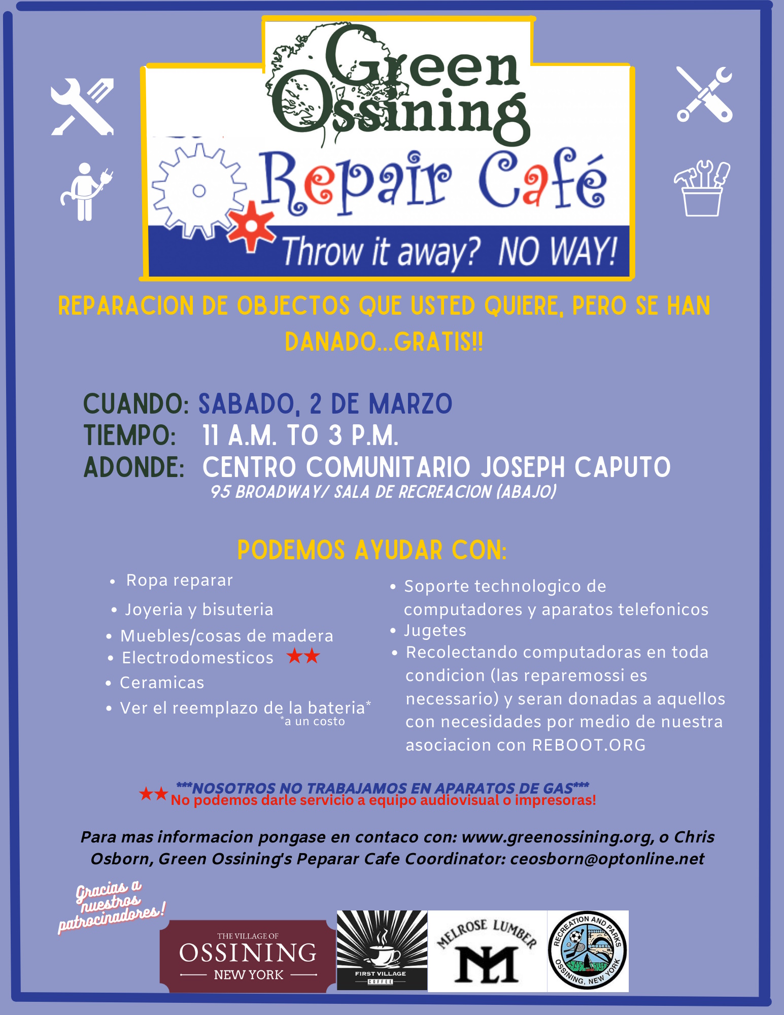 RepairCafe Spanish