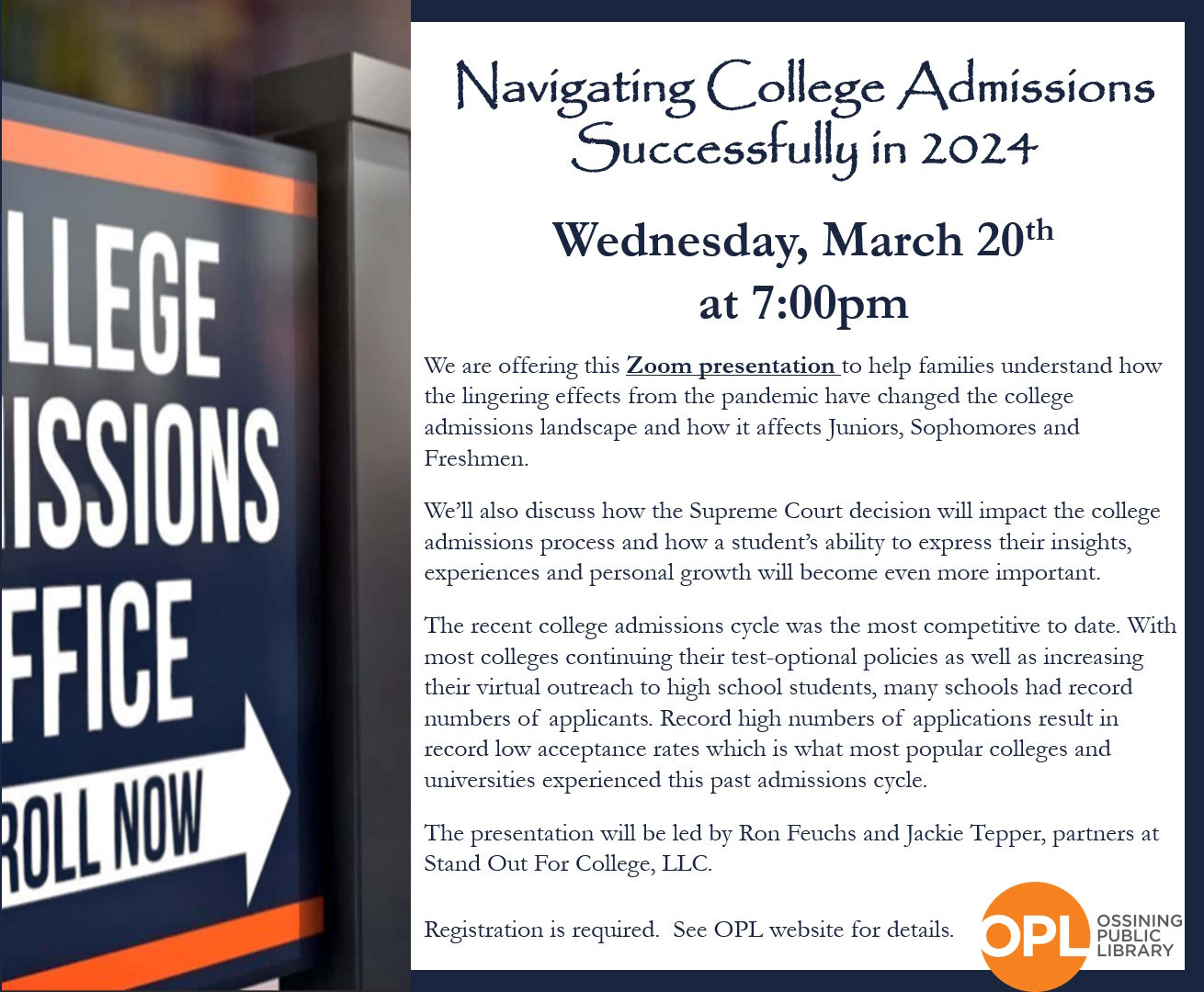 Admissions