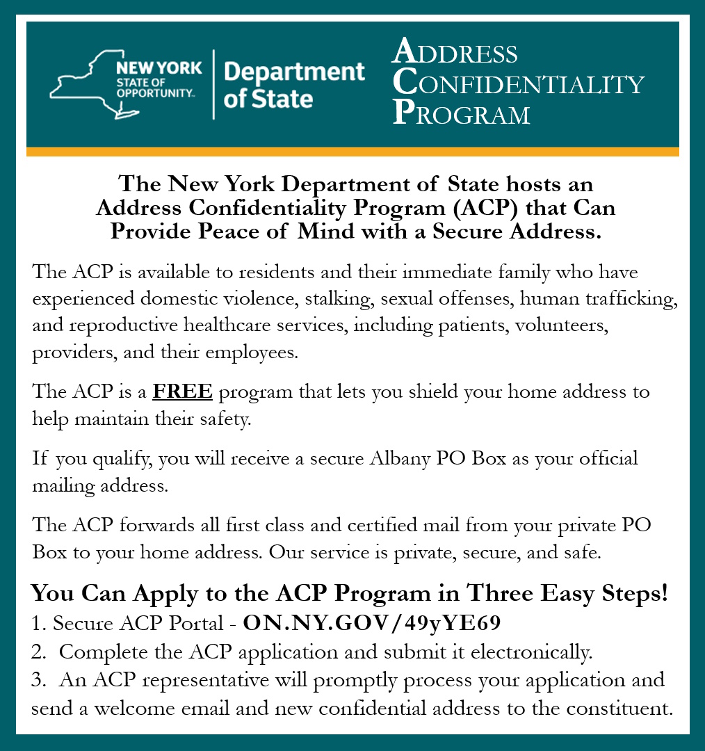 AddressConfidentiality