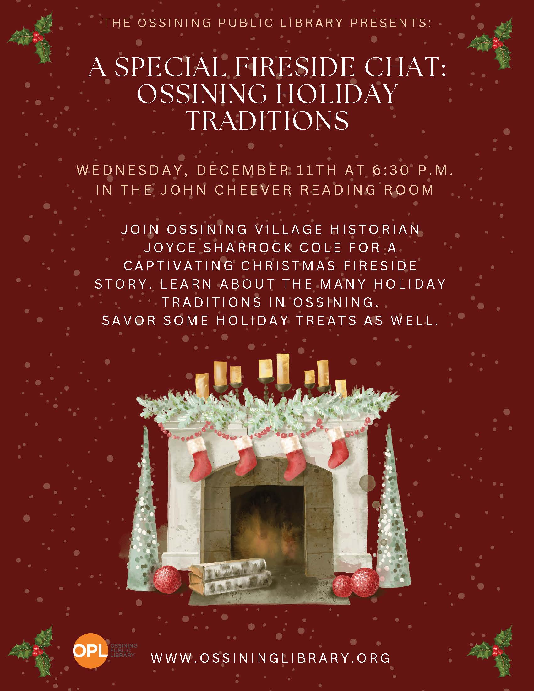 Ossining Holiday Traditions Flier 2024 1
