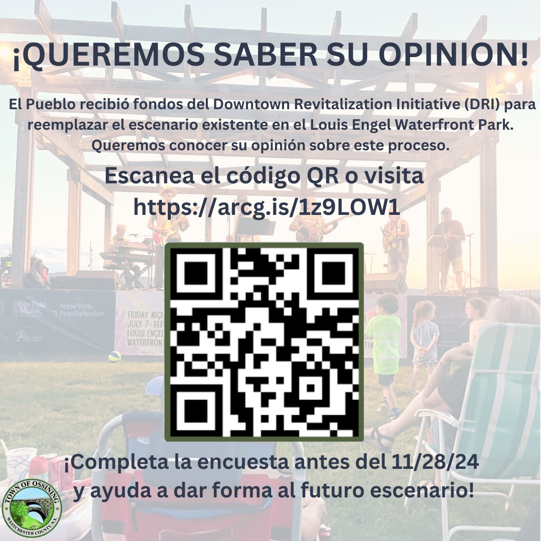 Stage Survey Announcement Spanish