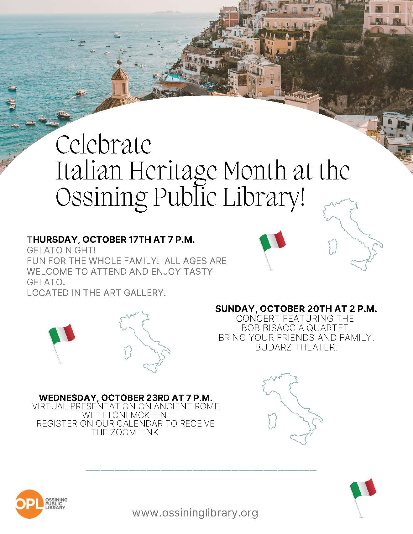 Italian Heritage Month Flier 2024 4