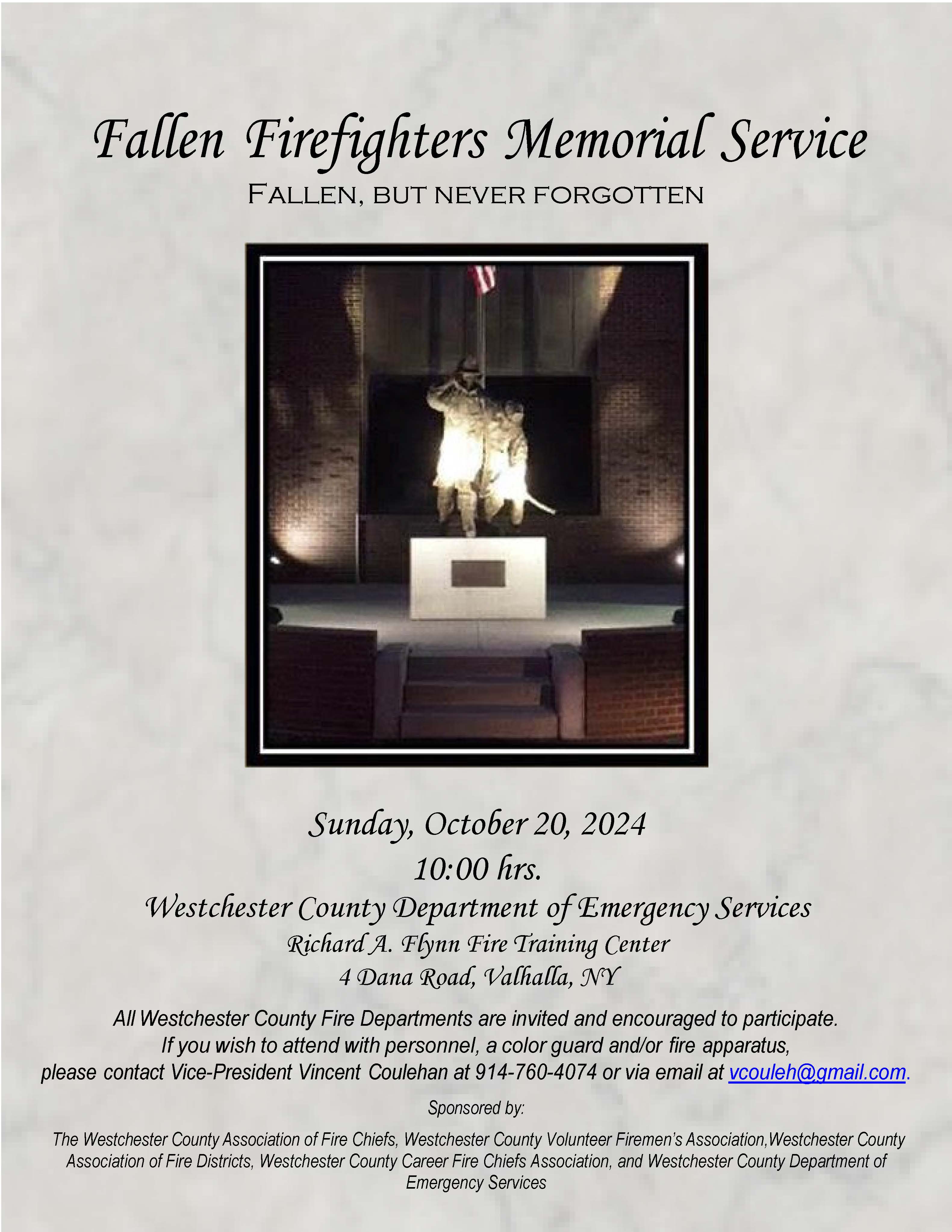 Save the Date FFF Memorial Flyer 2024