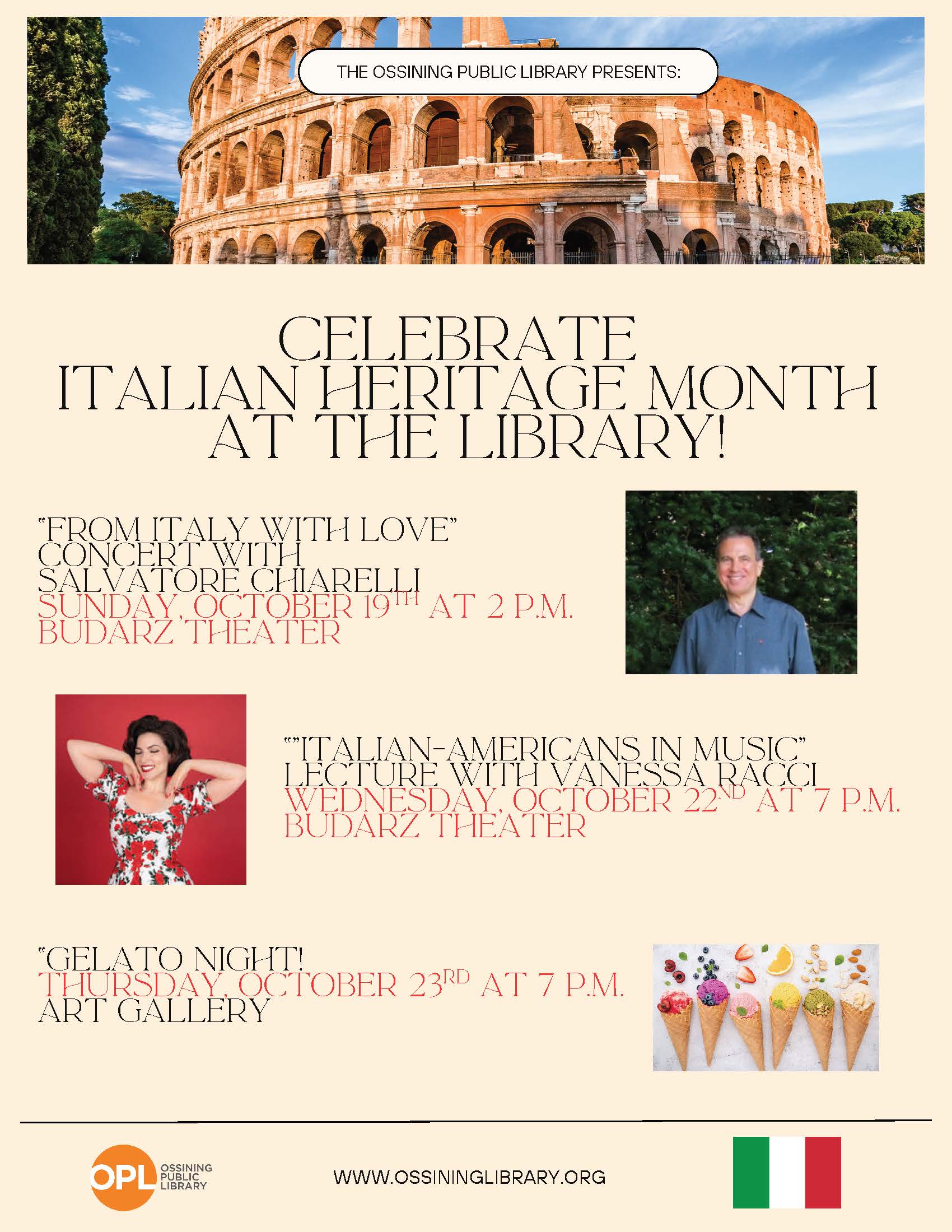Italian Heritage Month Flier 2025 1