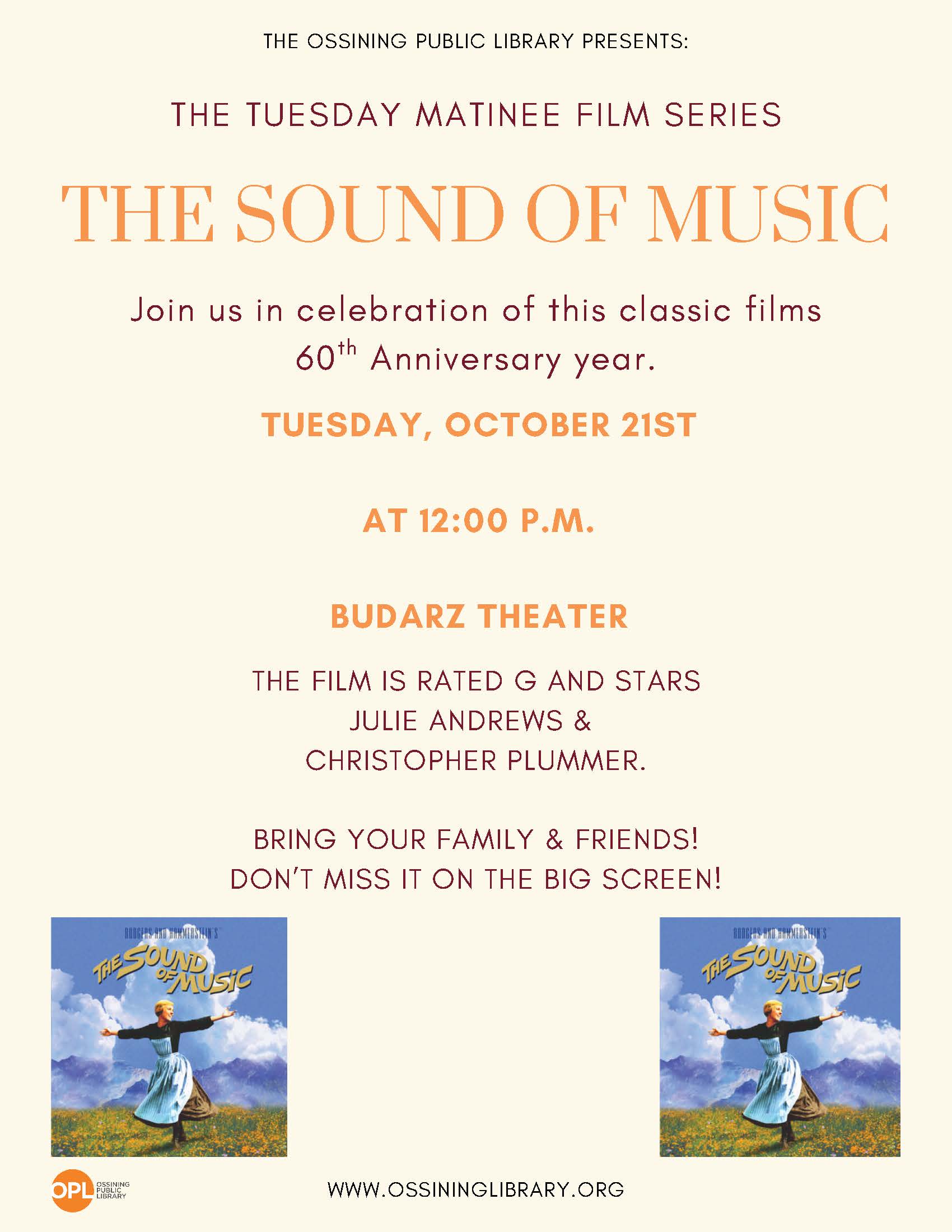 THE SOUND OF MUSIC FLIER 2025 1