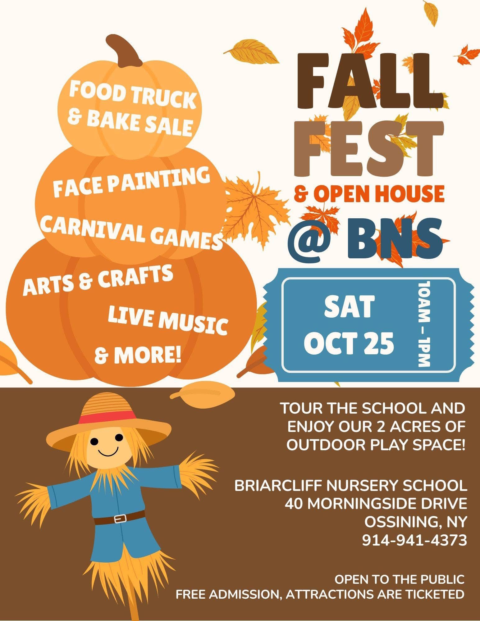 Briarcliff Nursery school Fall Fest