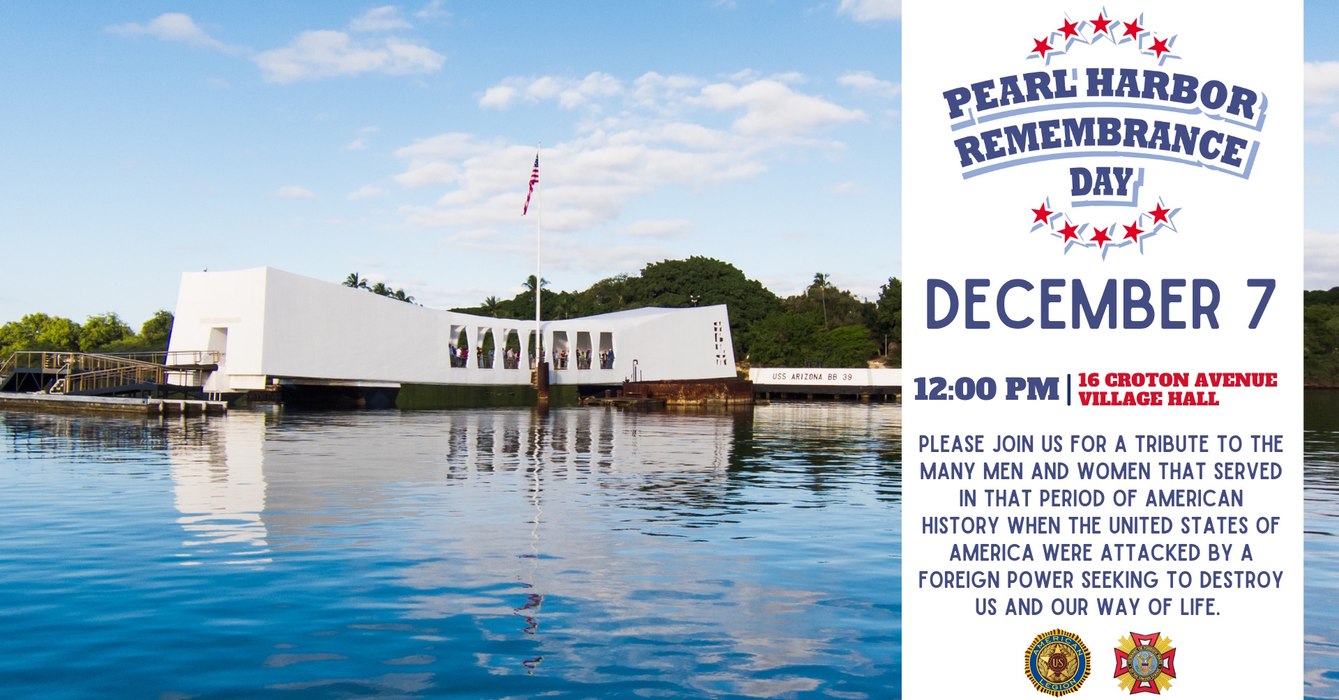 Pearl Harbor Day 12.7.2025