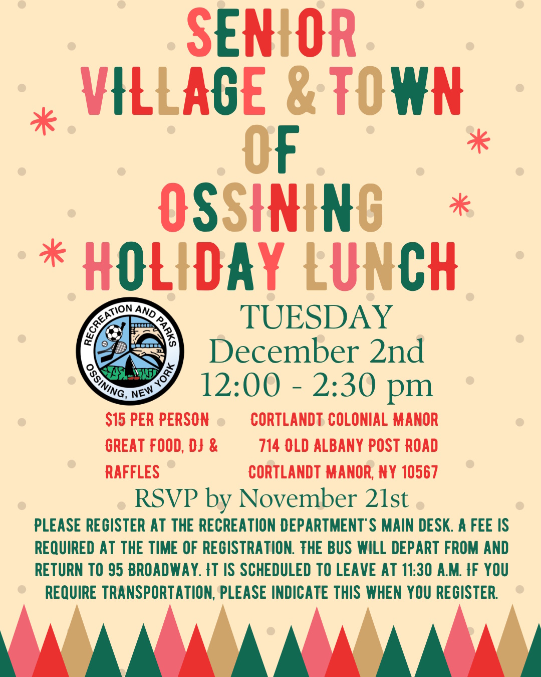 Senior Holiday Lunch