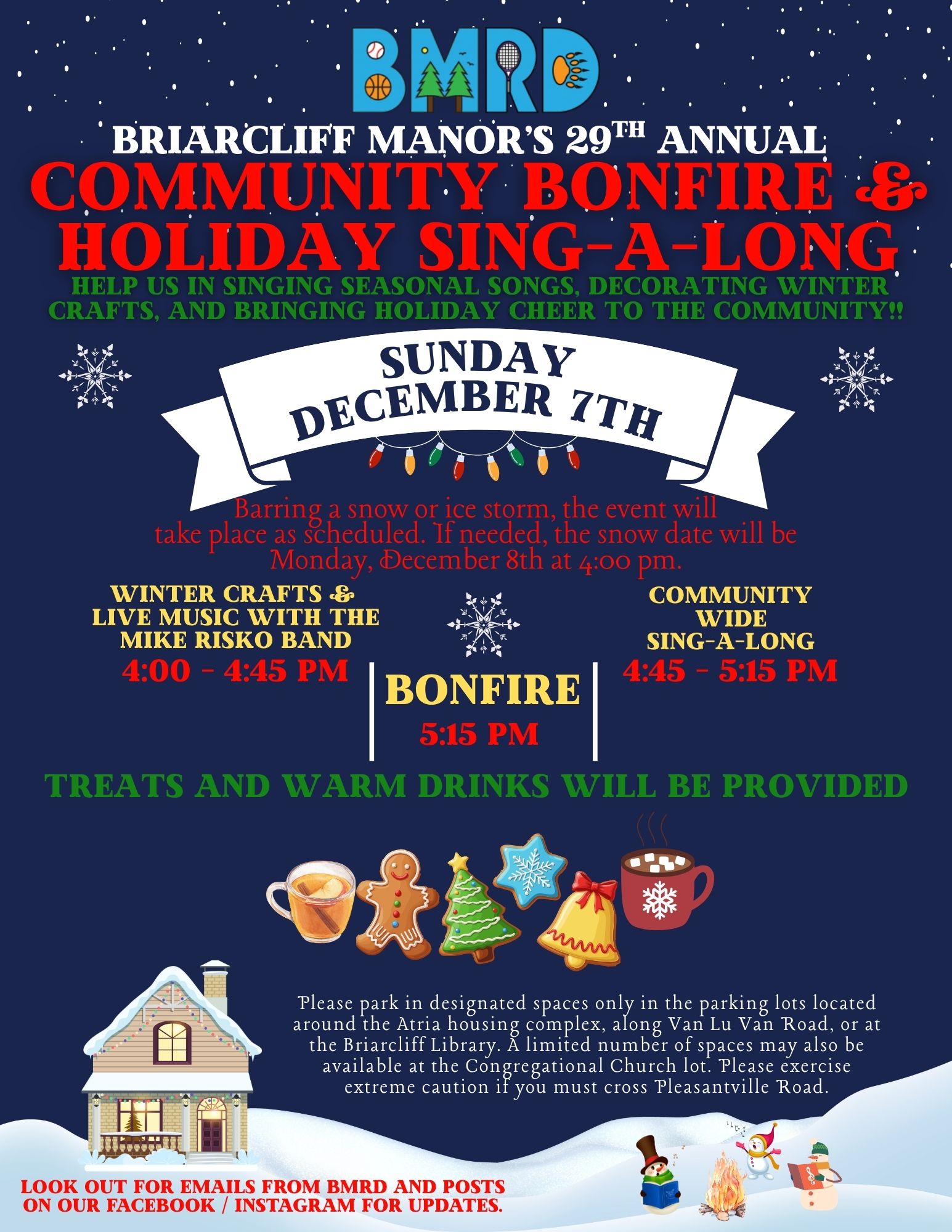 BMRD Holiday Bonfire and Singalong