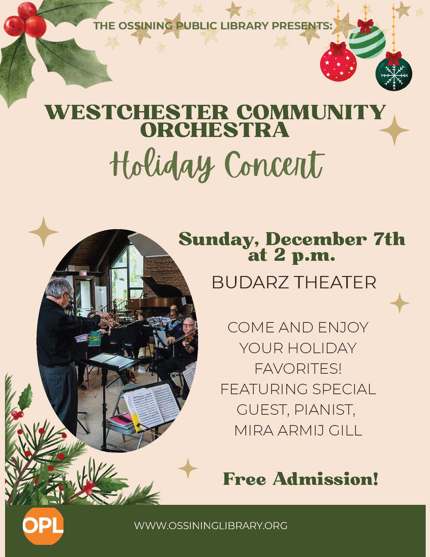 WCO holiday concert flier 2025 1