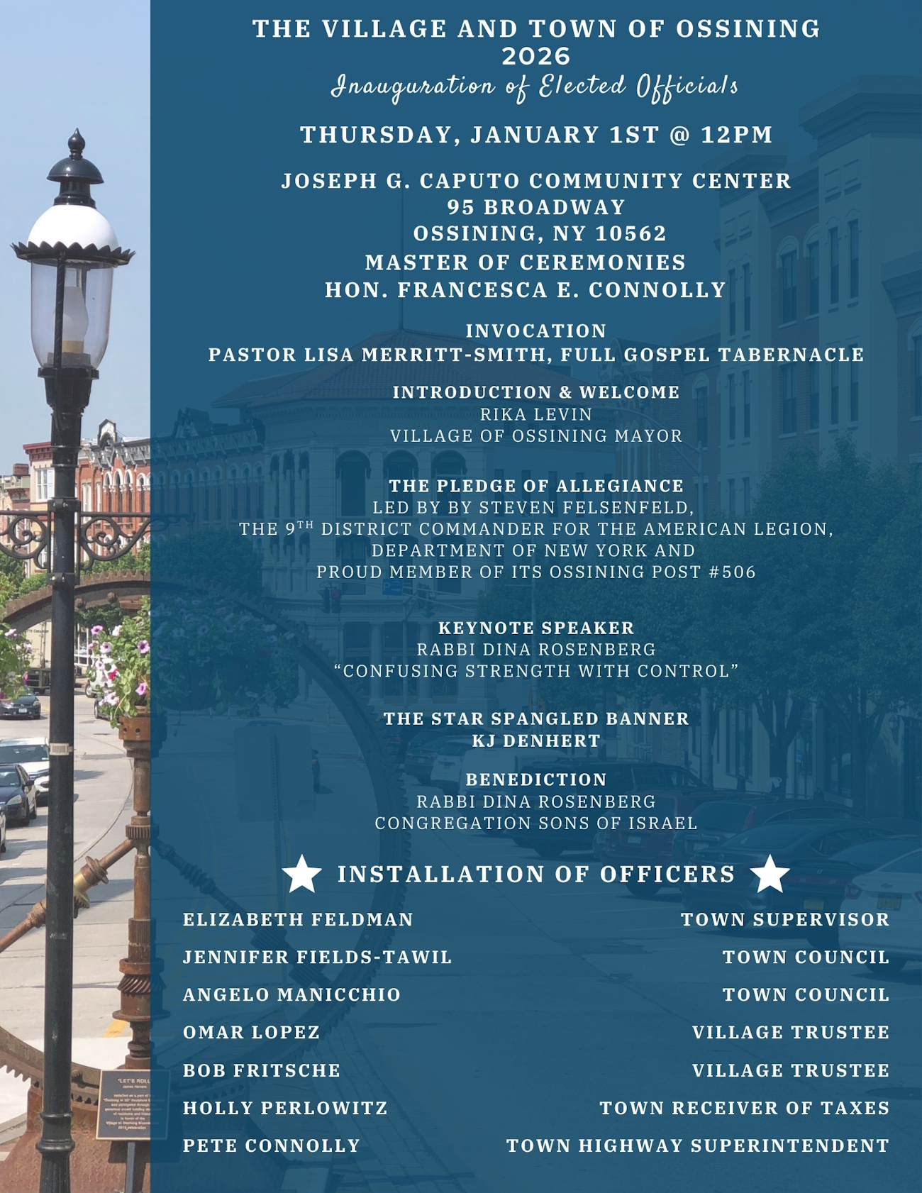 Inauguration program 2026
