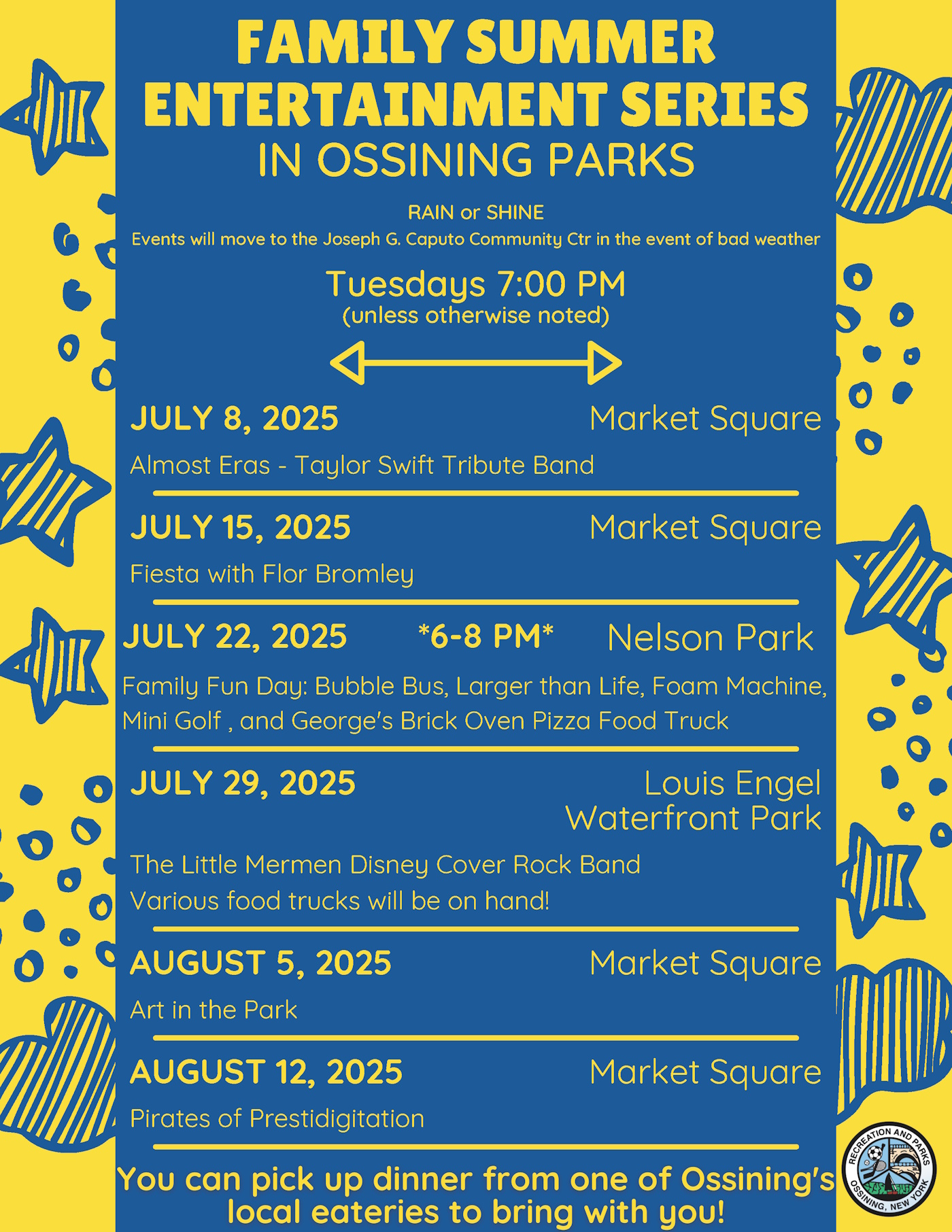 Family summer entertainment series2025.flyer