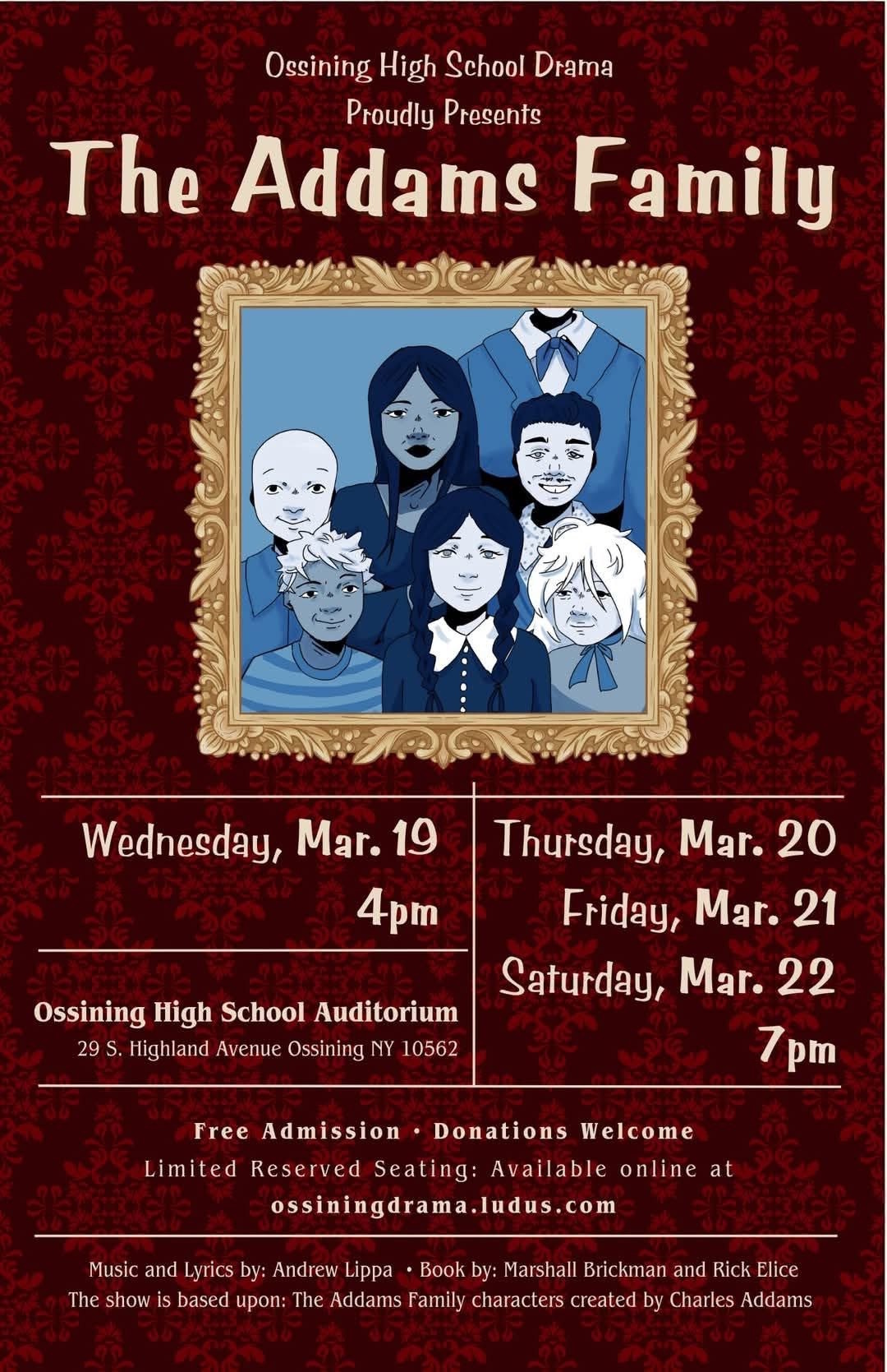 Addams Family High School Play
