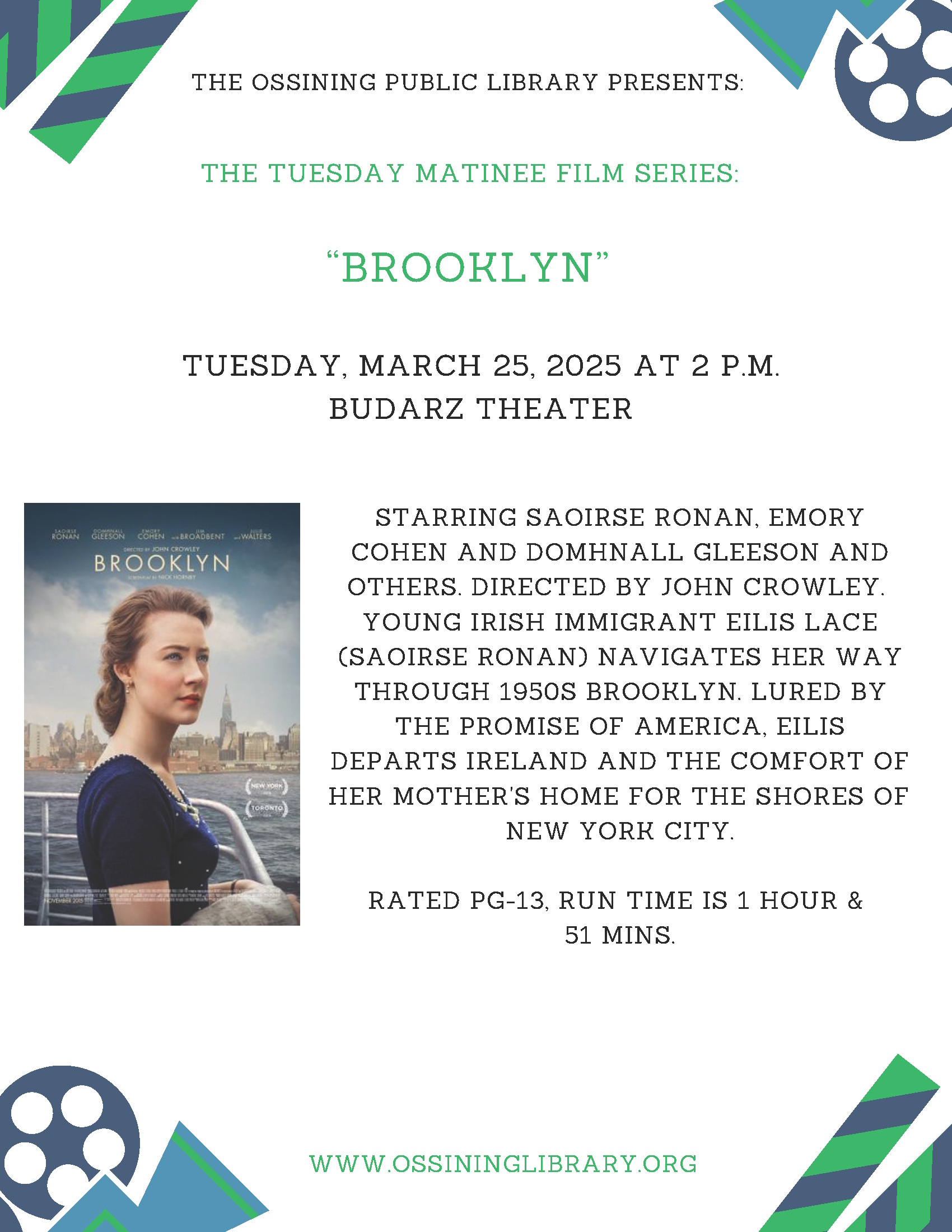 Brooklyn Film Flier 2025