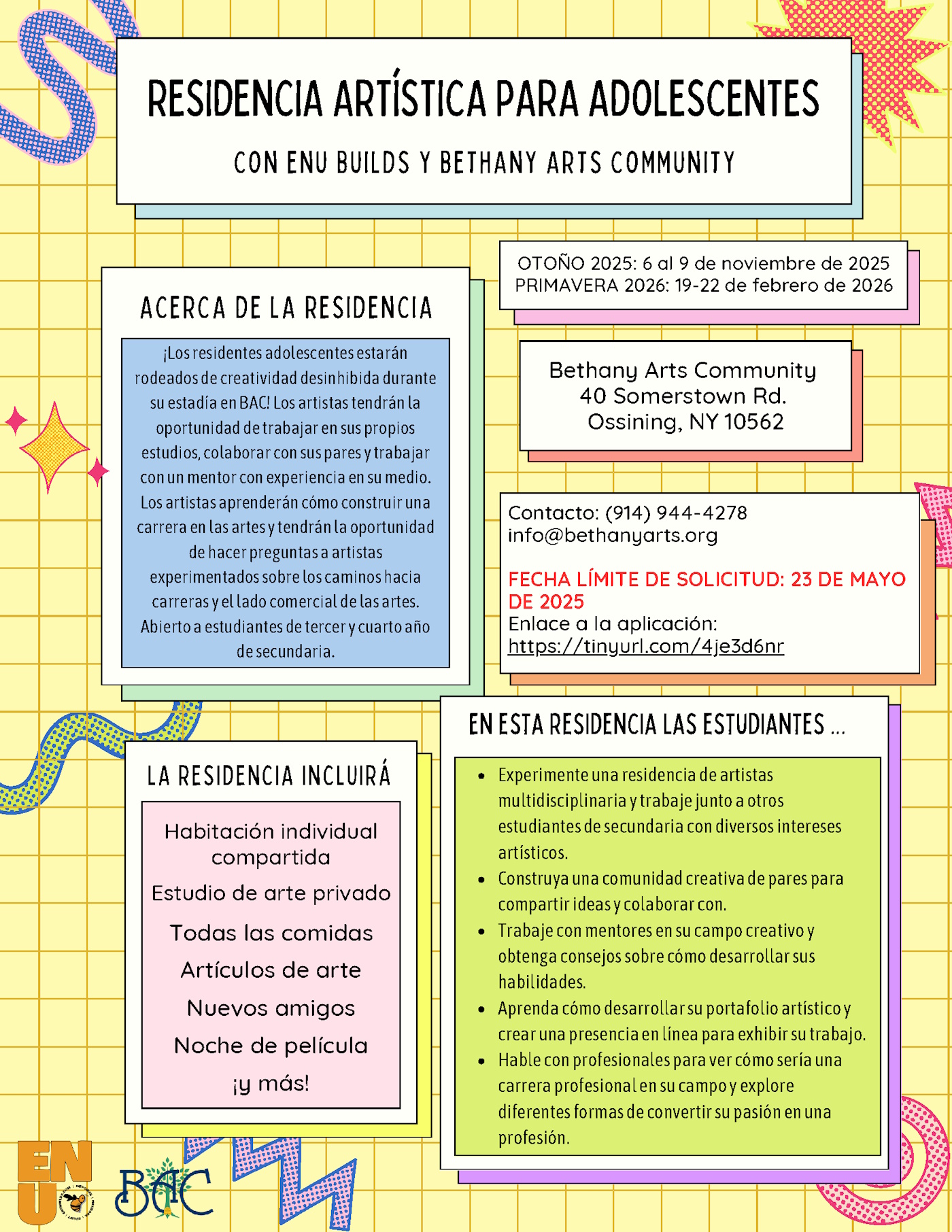 Teen Artist Residency Flyer 2025 2026 Page 2