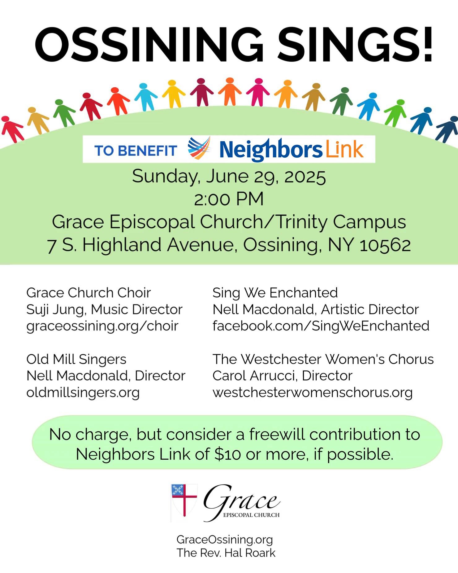 Neighbors Oss sings