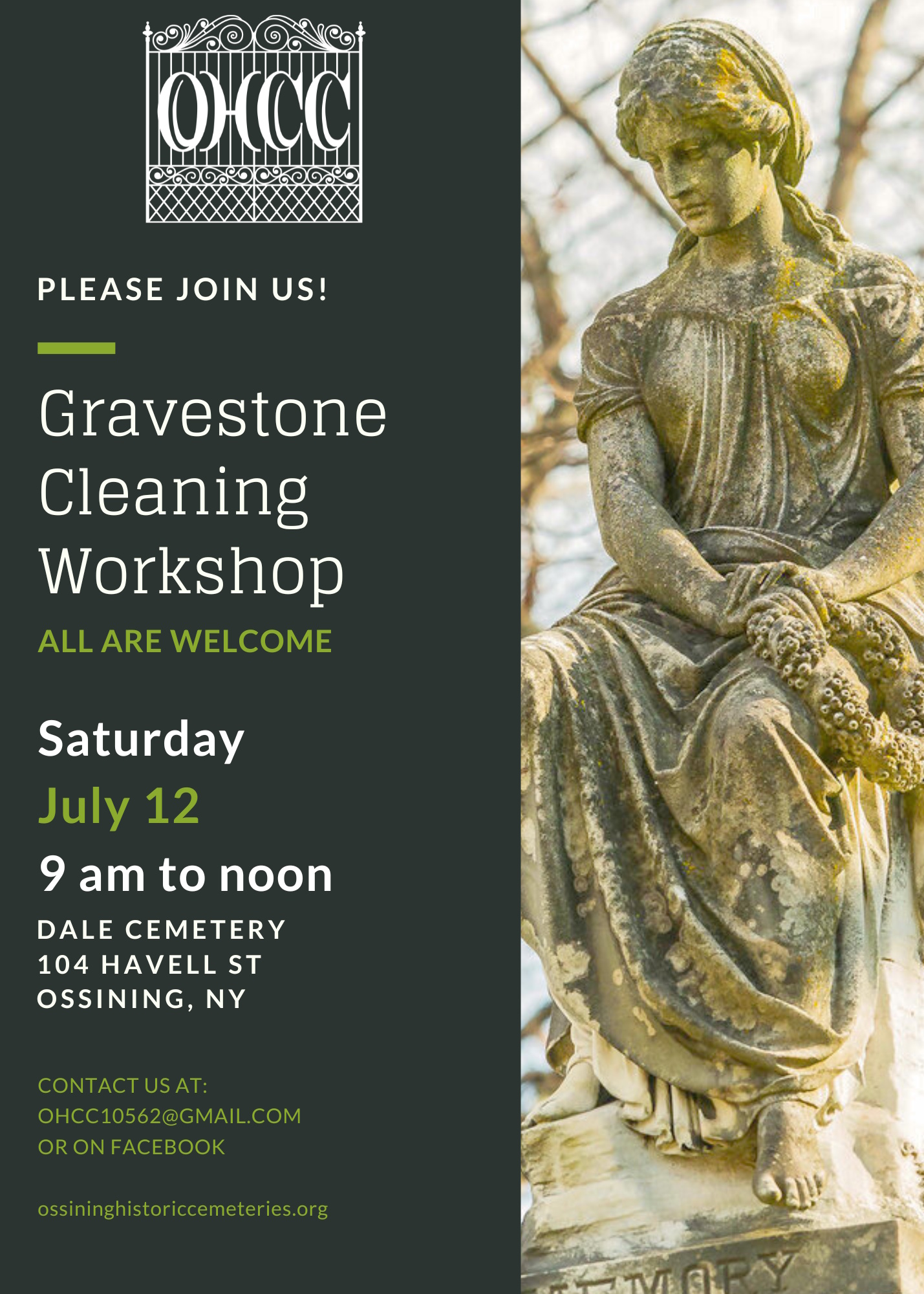 Flyer Cleaning Workshop July 12 2025 Dale