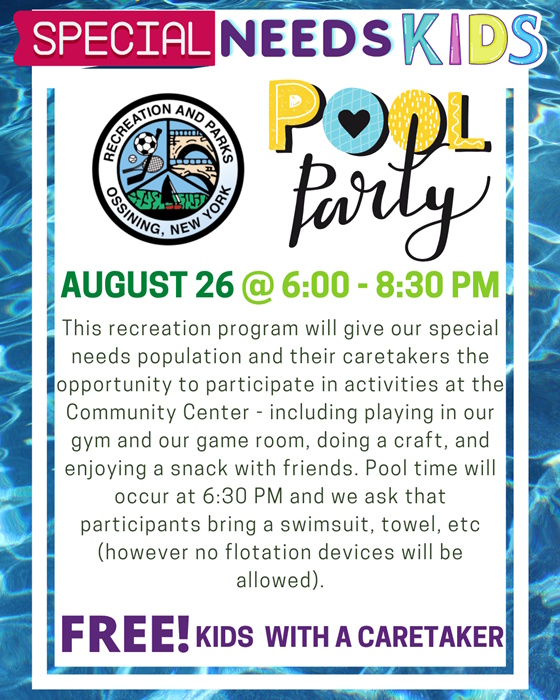 special needs kids swim