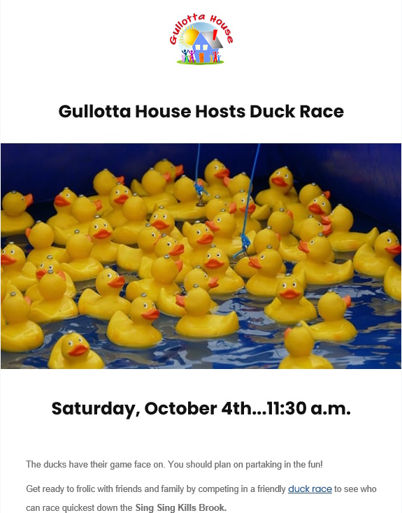 Gullotta house duck race
