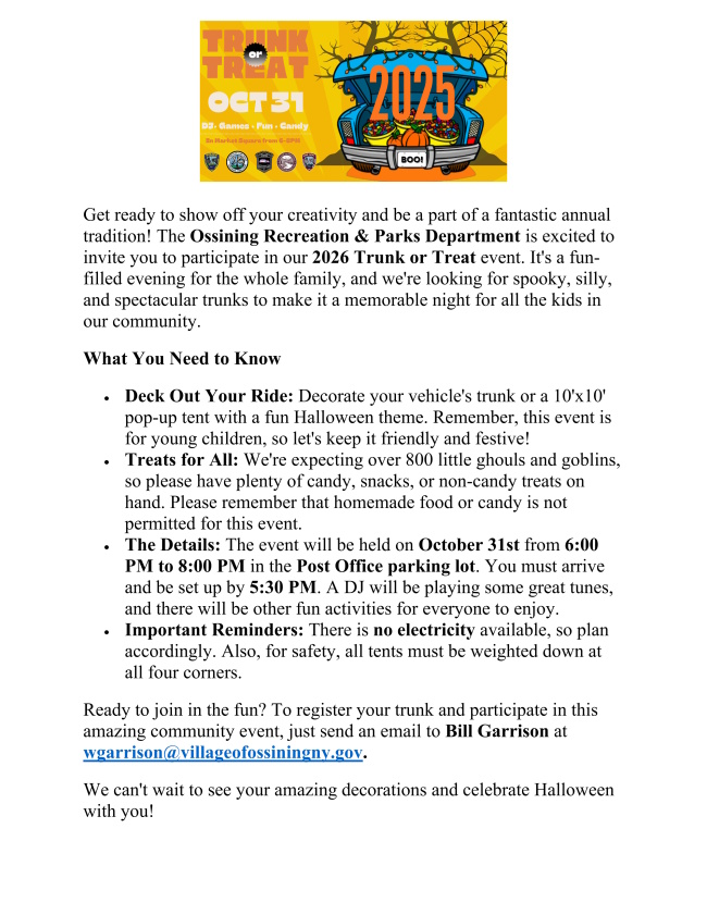 Trunk or Treat