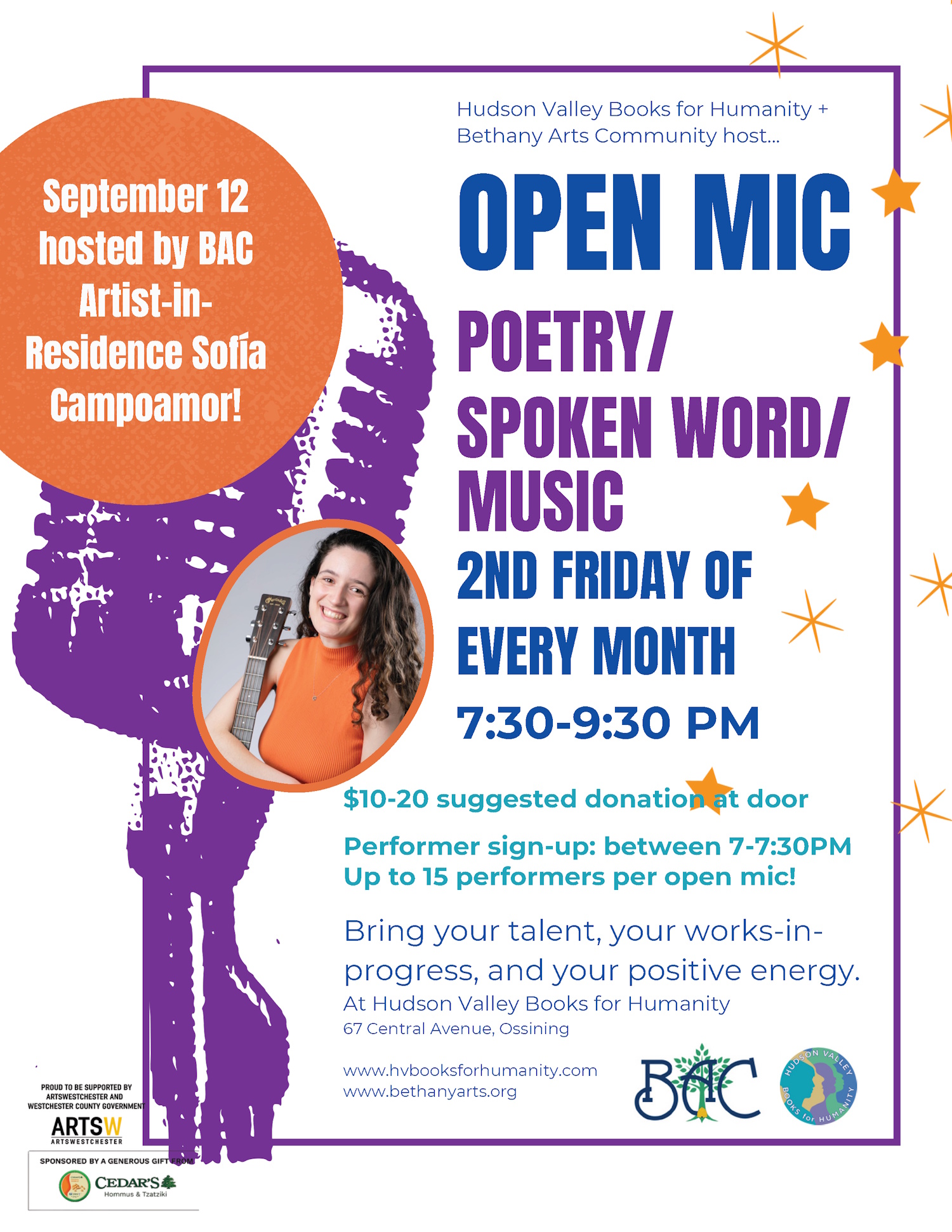 UPDATED 2025 Open Mic Flyer