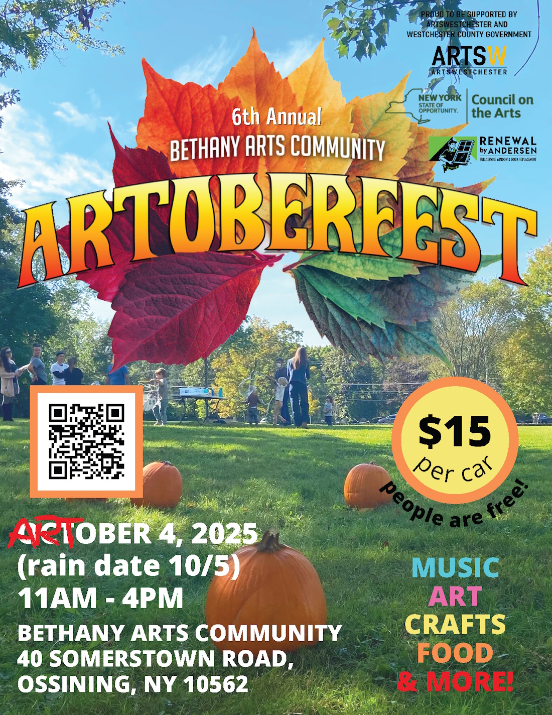 flyer 2025 EN SP 5th Annual Artoberfest Flyer 8.5x11 Page 1
