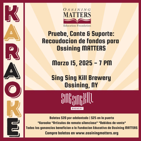 Ossining Matters Fundraiser 2