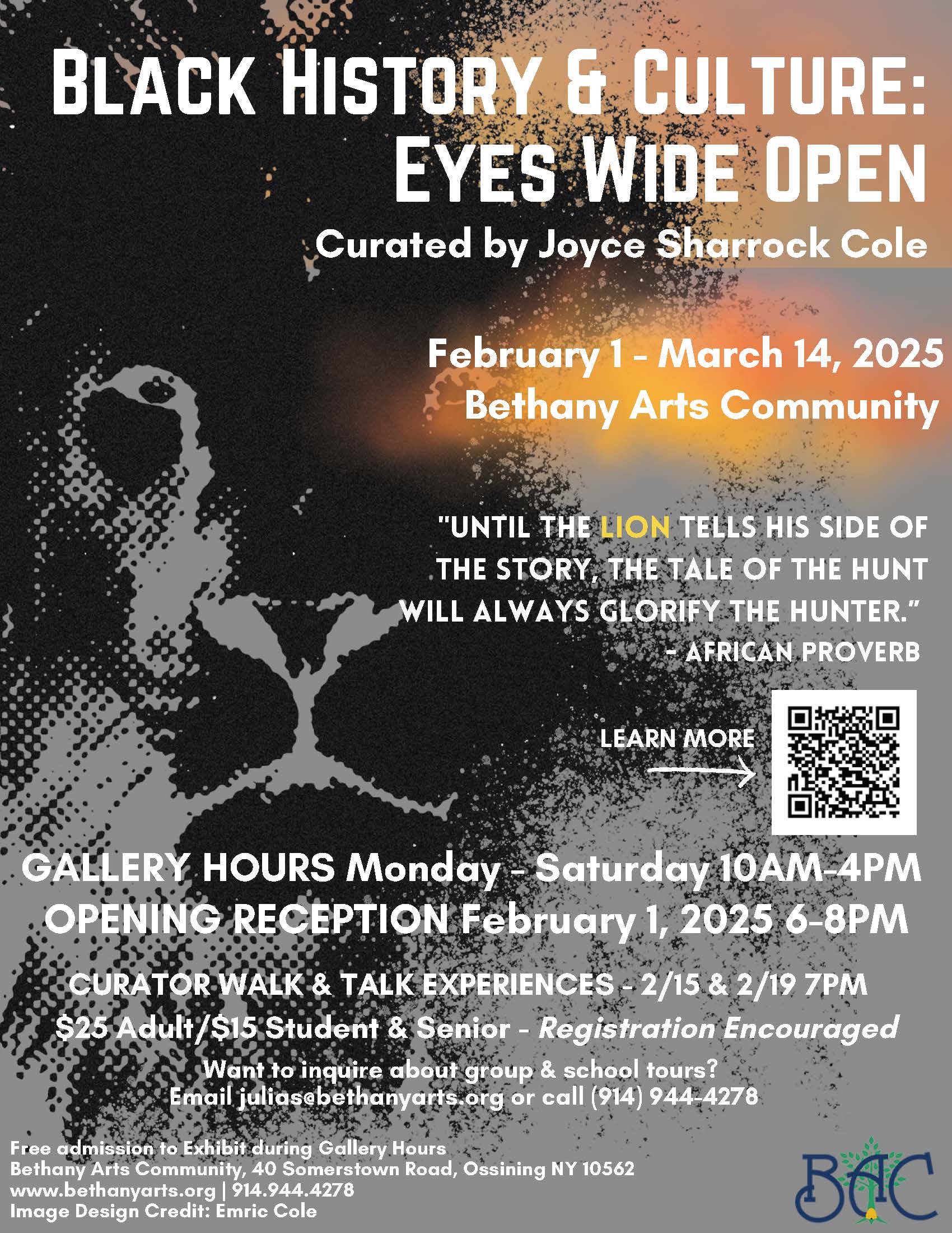 REVISED Black History Exhibit 2025 Flyer Page 1