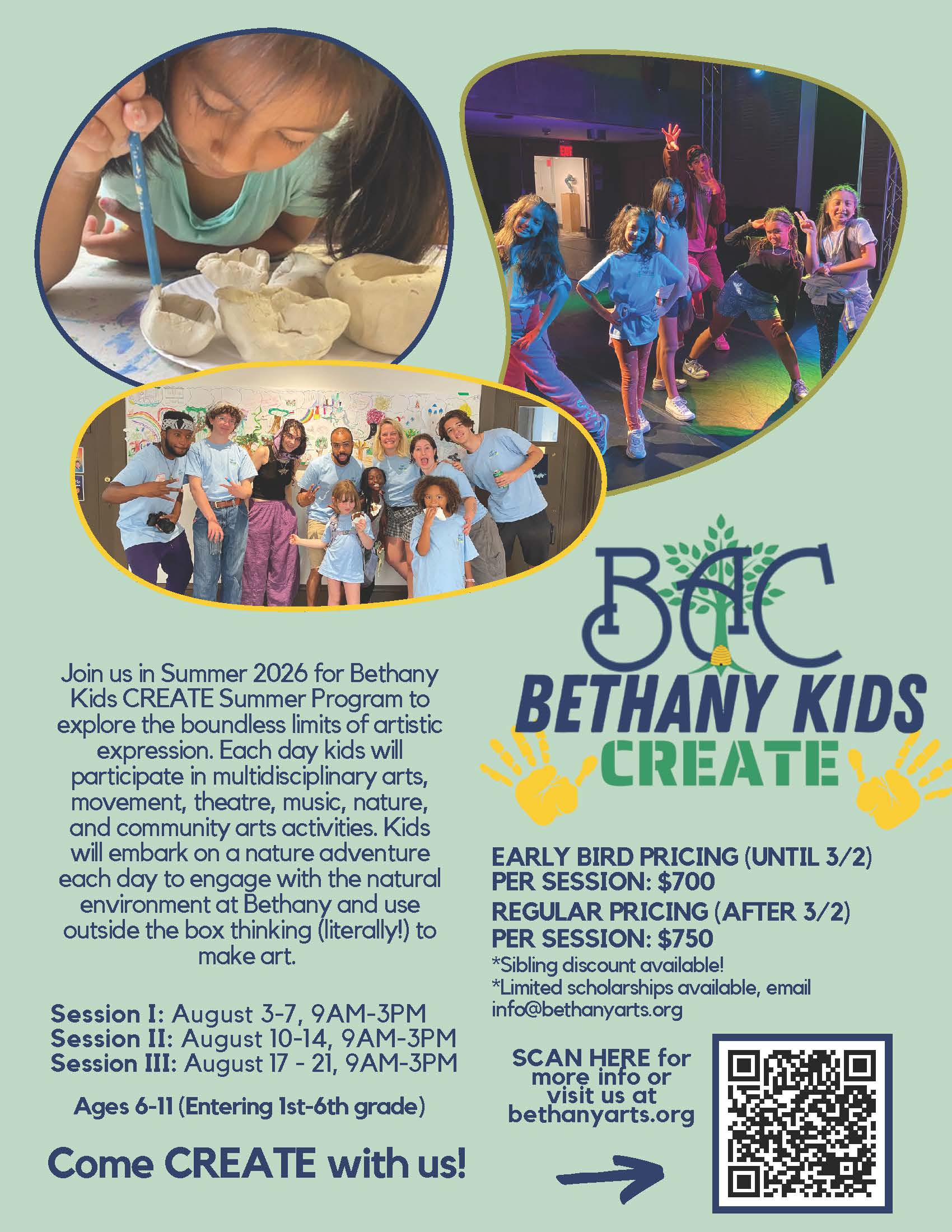 2026 final BAC Bethany Kids Create Camp Page 1