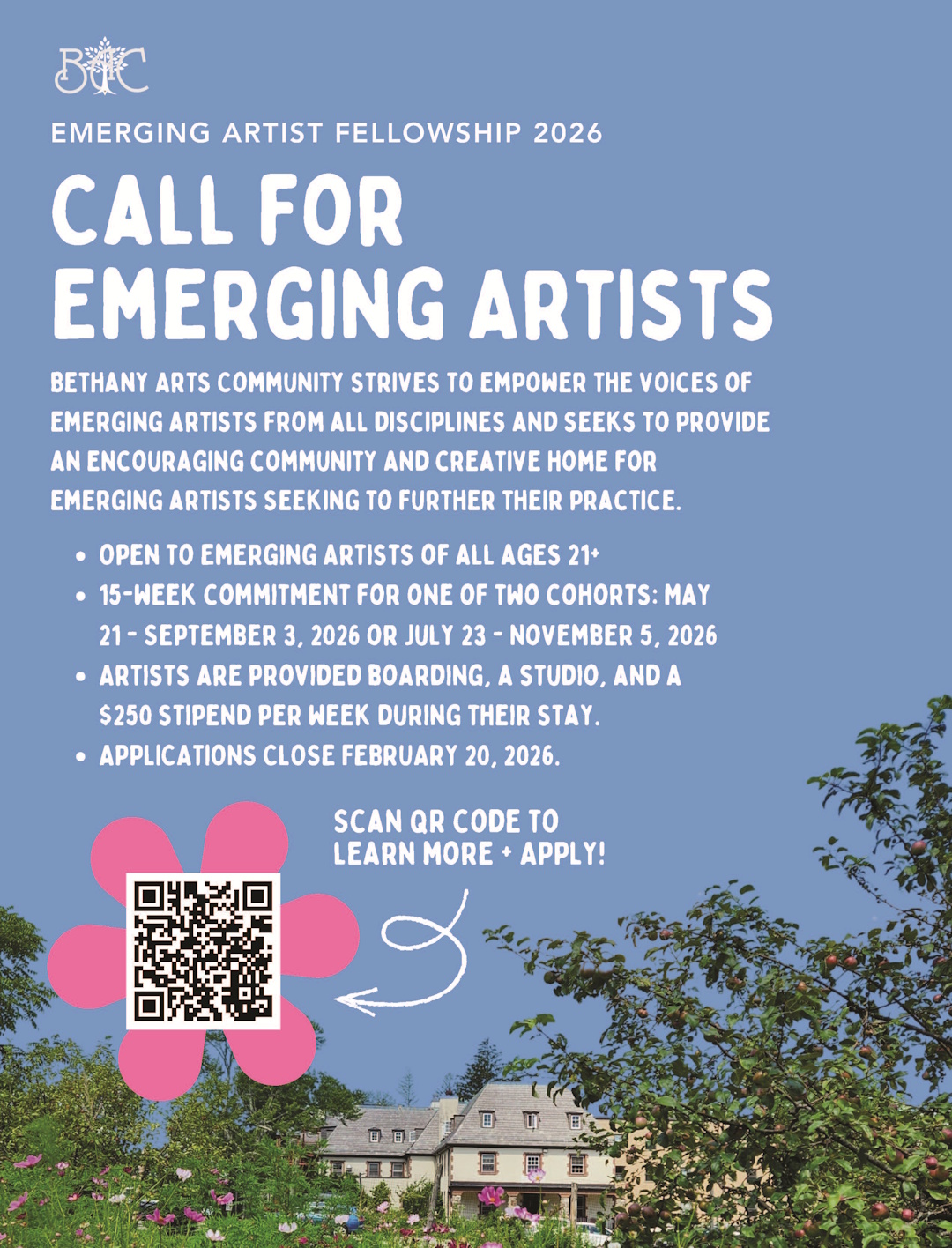 emerging artist fellowship 2026 Real Estate Flyer