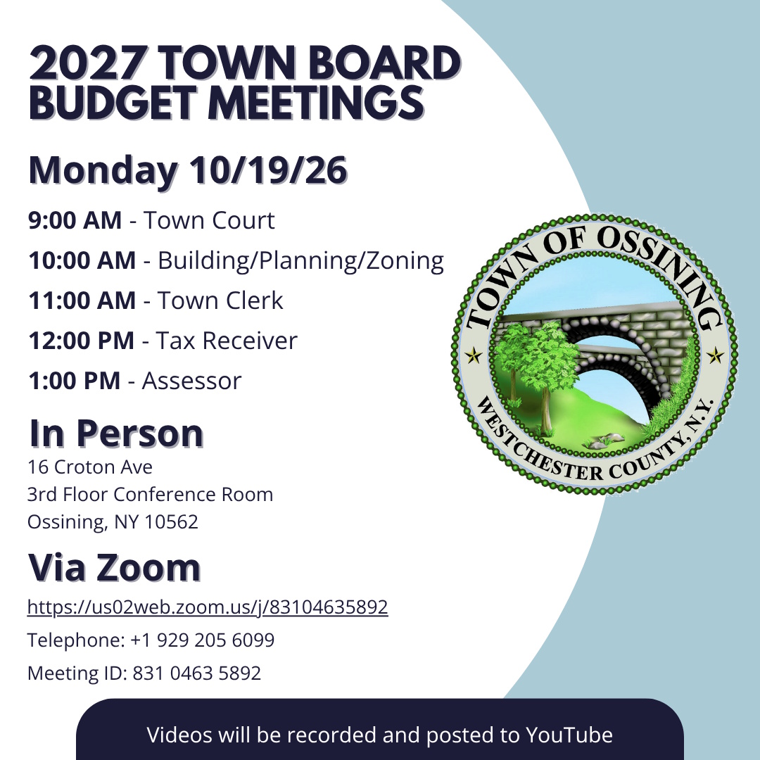 Budget Meetings 10.19.26