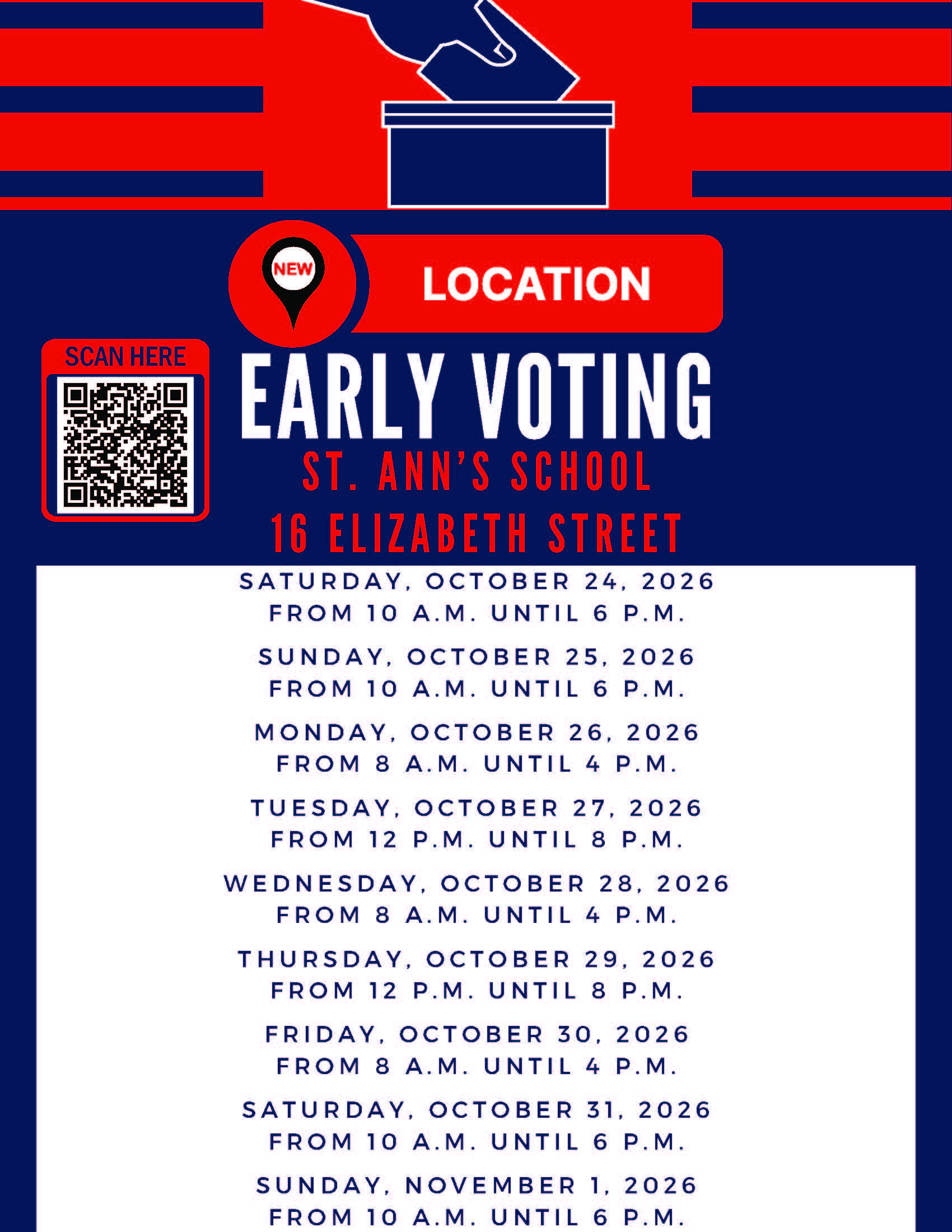 Early ossining voting 2026.Flyer 1