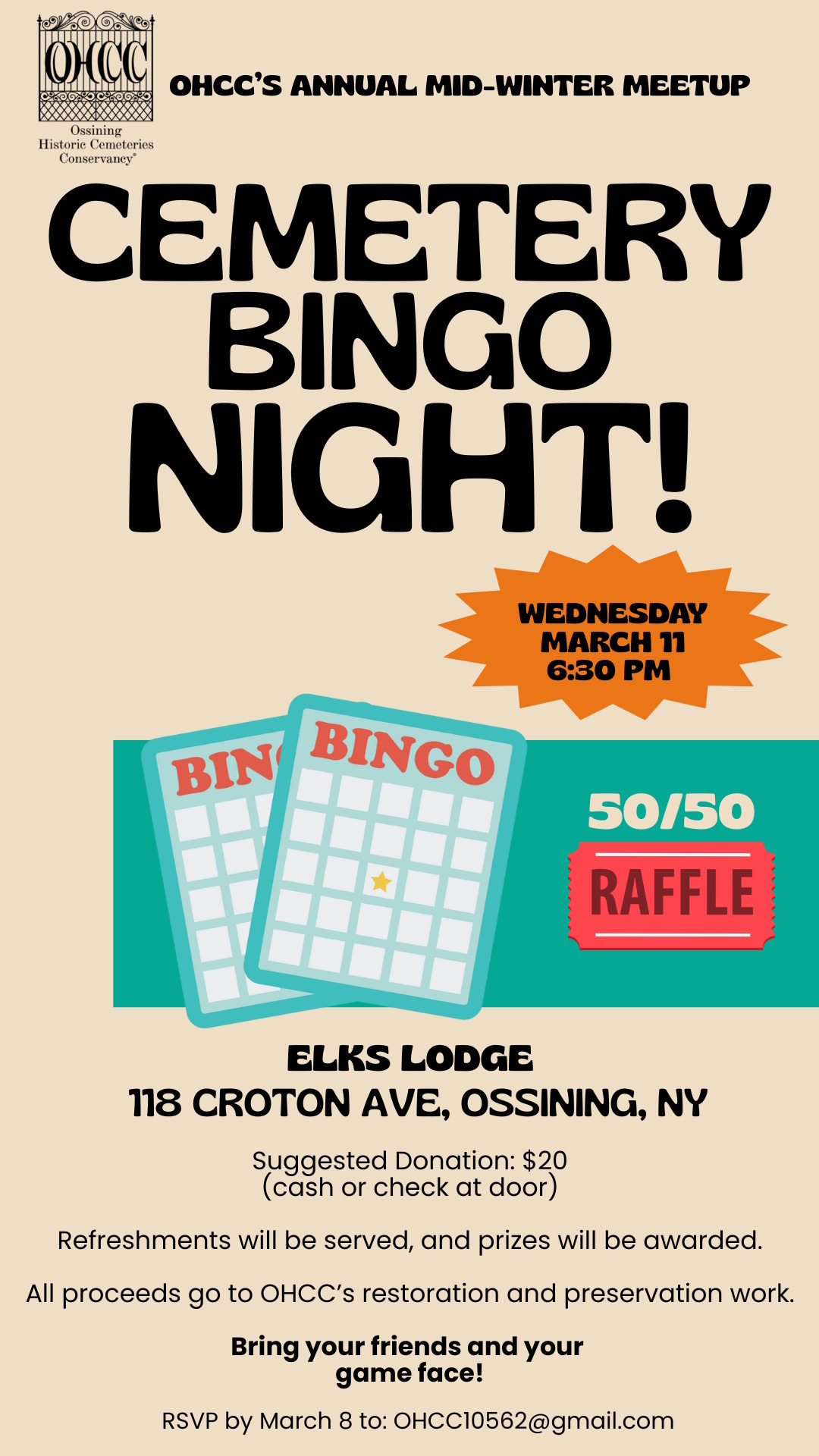 Cemetery Bingo