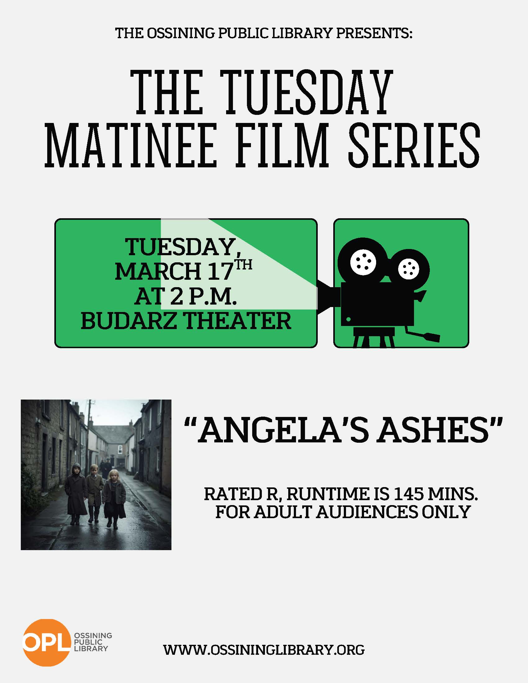 Angelas Ashes Film Flier 2026