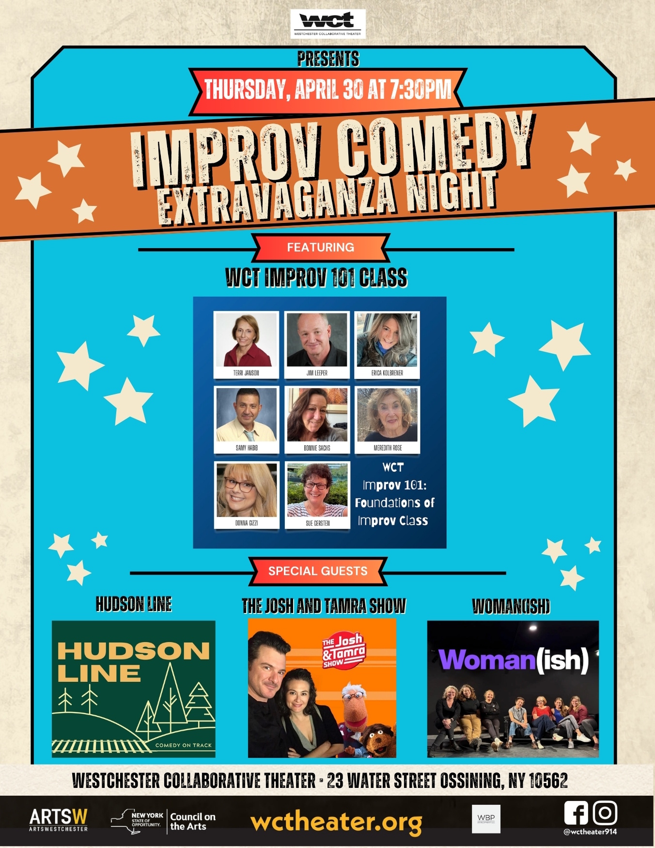Improv comedy extravaganza 8.5x11