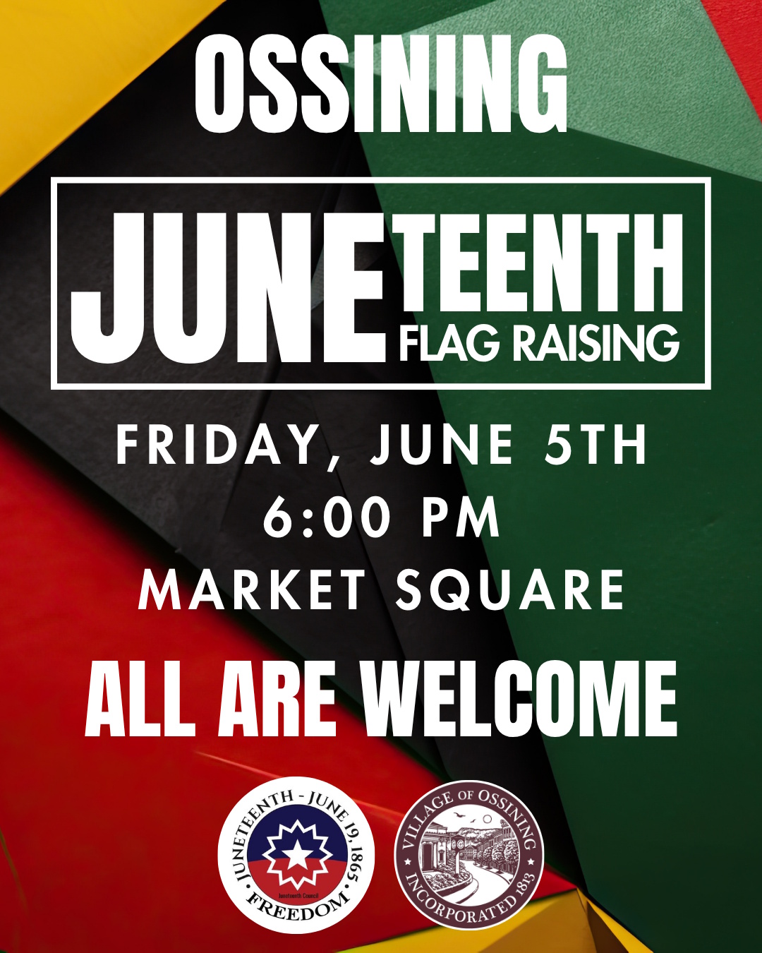 Juneteenth Flag Raising