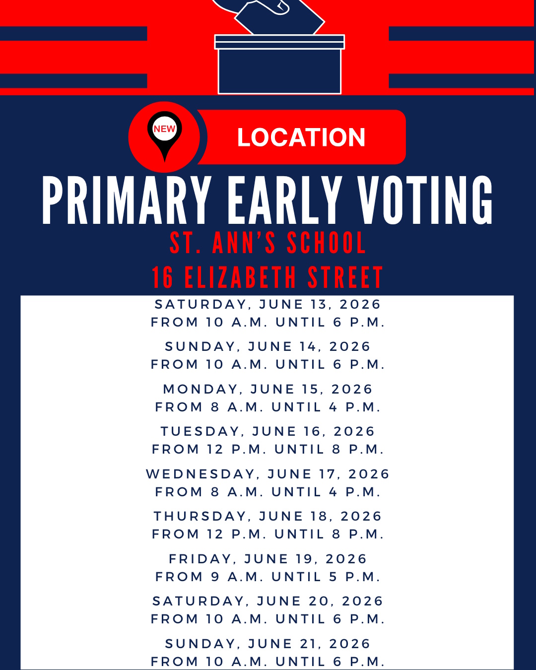 Early ossining Primary voting 2026.SOCIAL