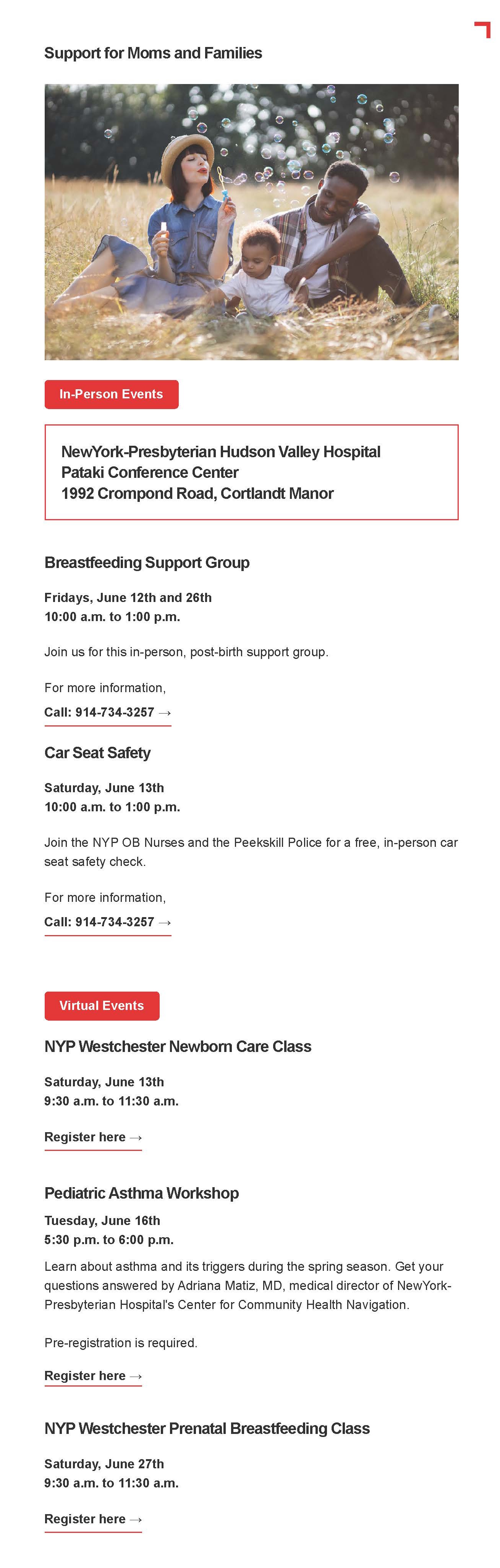 Support for Families
