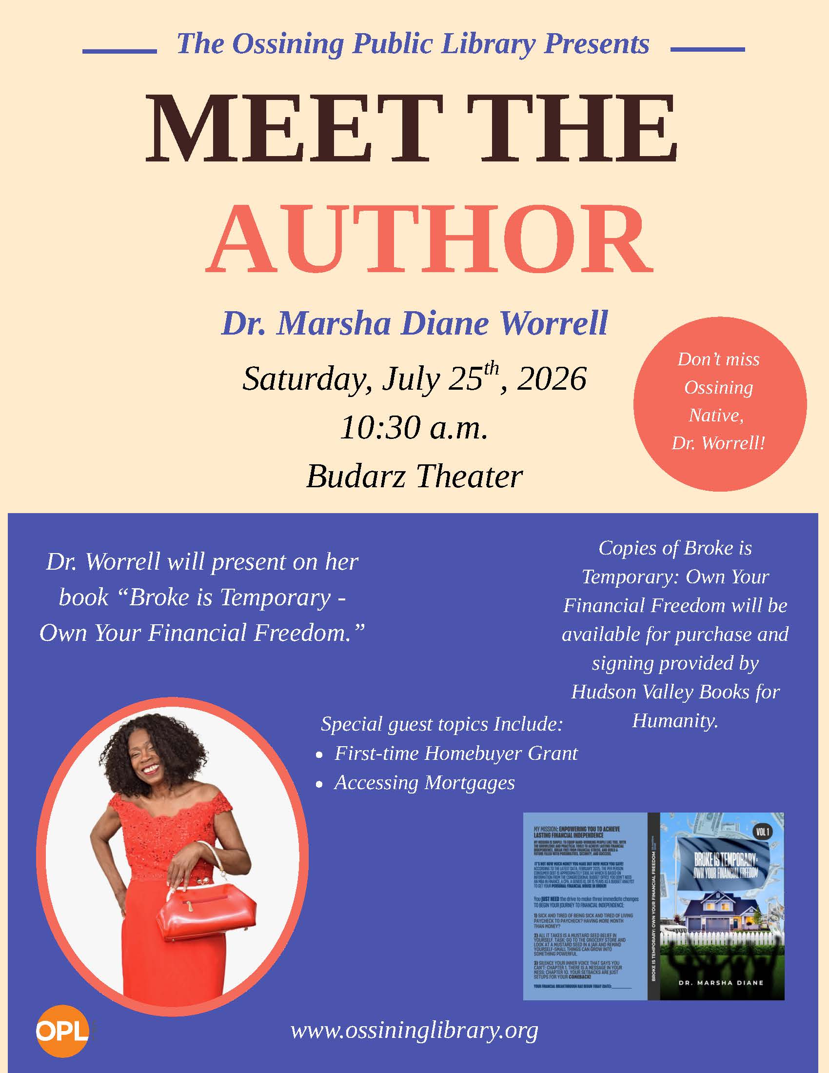 Author Diane Worrell Flier 2026 2