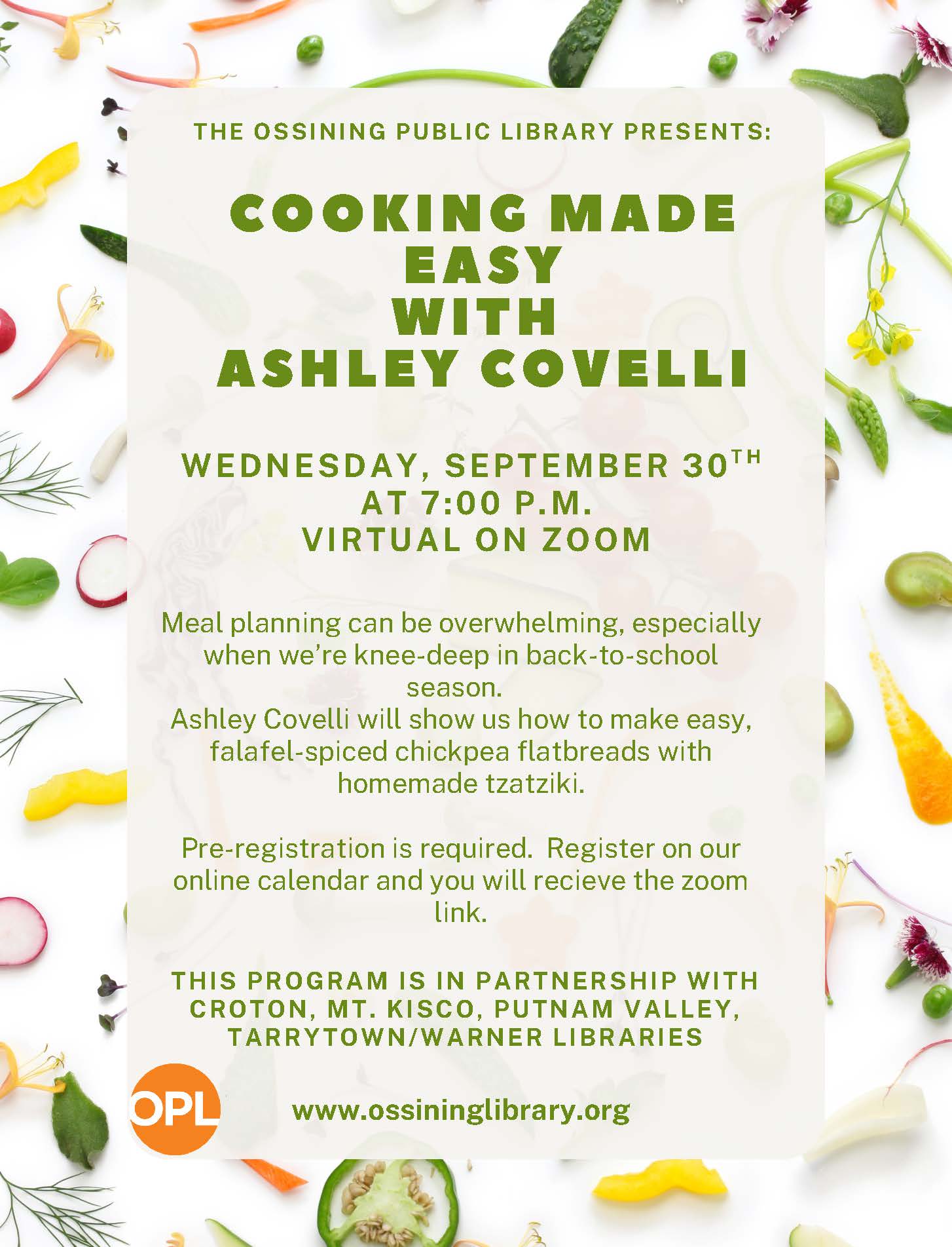 Cooking Made Easy Flier 2026