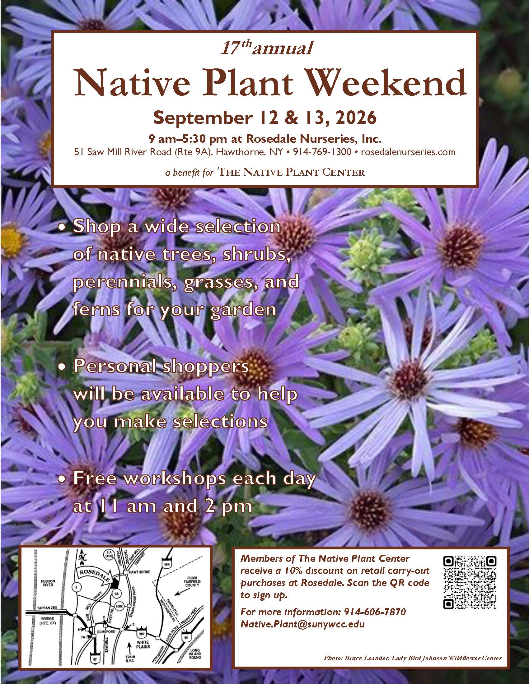 Native Plant Weekend flyer 2026