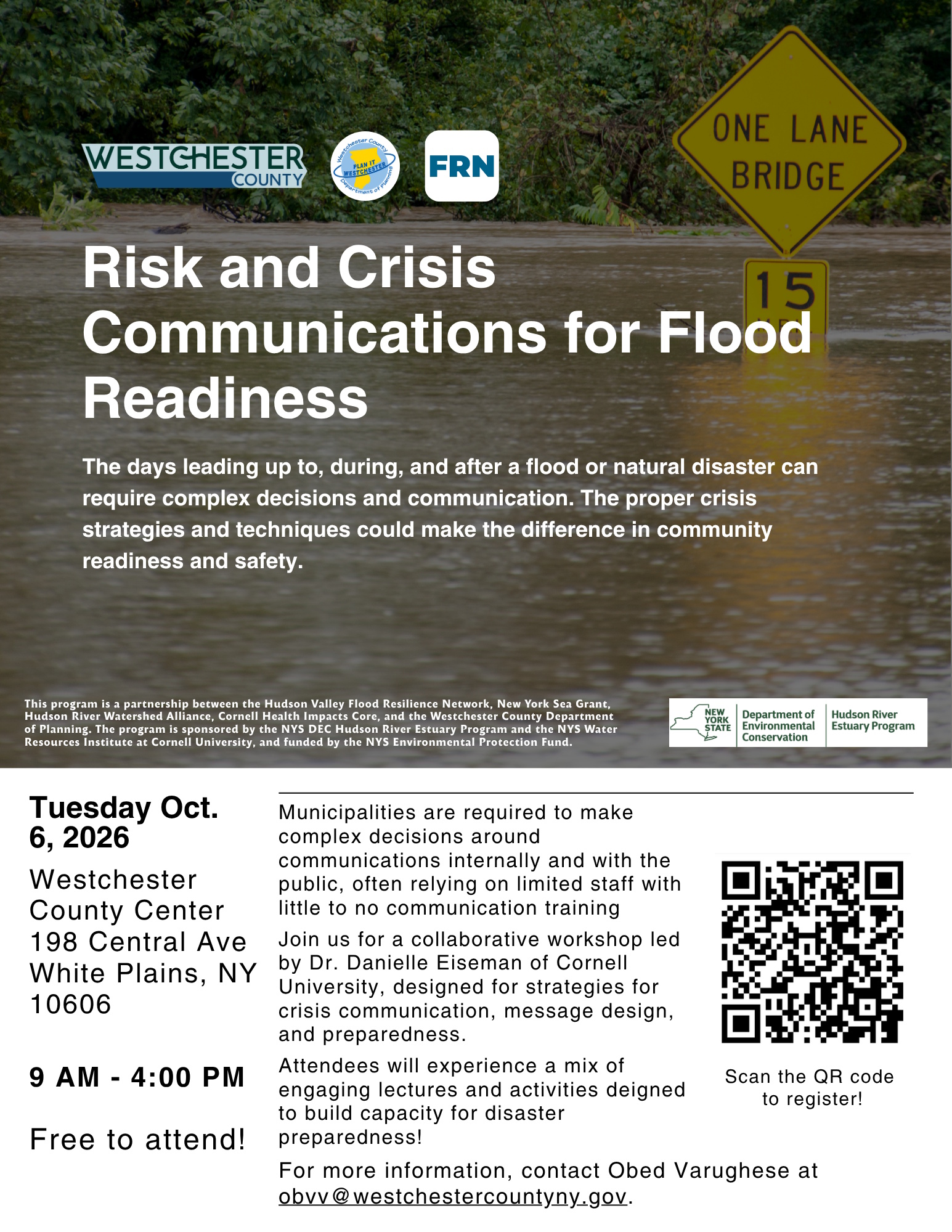 Risk and Crisis Communication Flyer